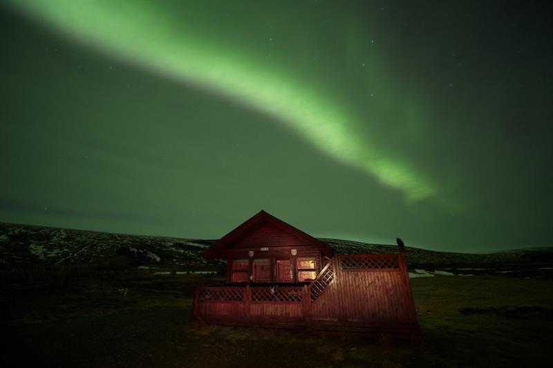 Northern Lights over Signýjarstaðir Cottages Northern Lights over Signýjarstaðir Cottages