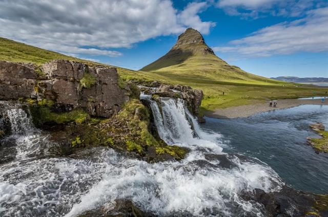 Kirkjufell in West Iceland Kirkjufell in West Iceland