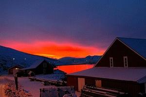A beautiful winter's afternoon at Eskifjörður