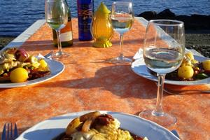 Delicious course served at Randulf's Sea House