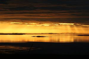 Sunset at Vogur