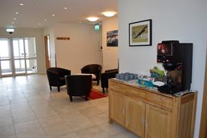 Tee and coffee facilites in the lobby