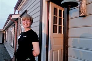 Host welcomes you to accommodation and dinner
