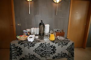 Part of the breakfast buffet