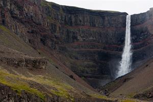 Hengifoss Waterfall