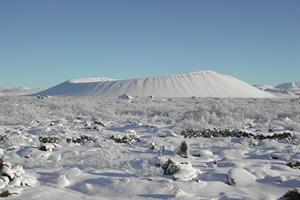 Hverfell during winer