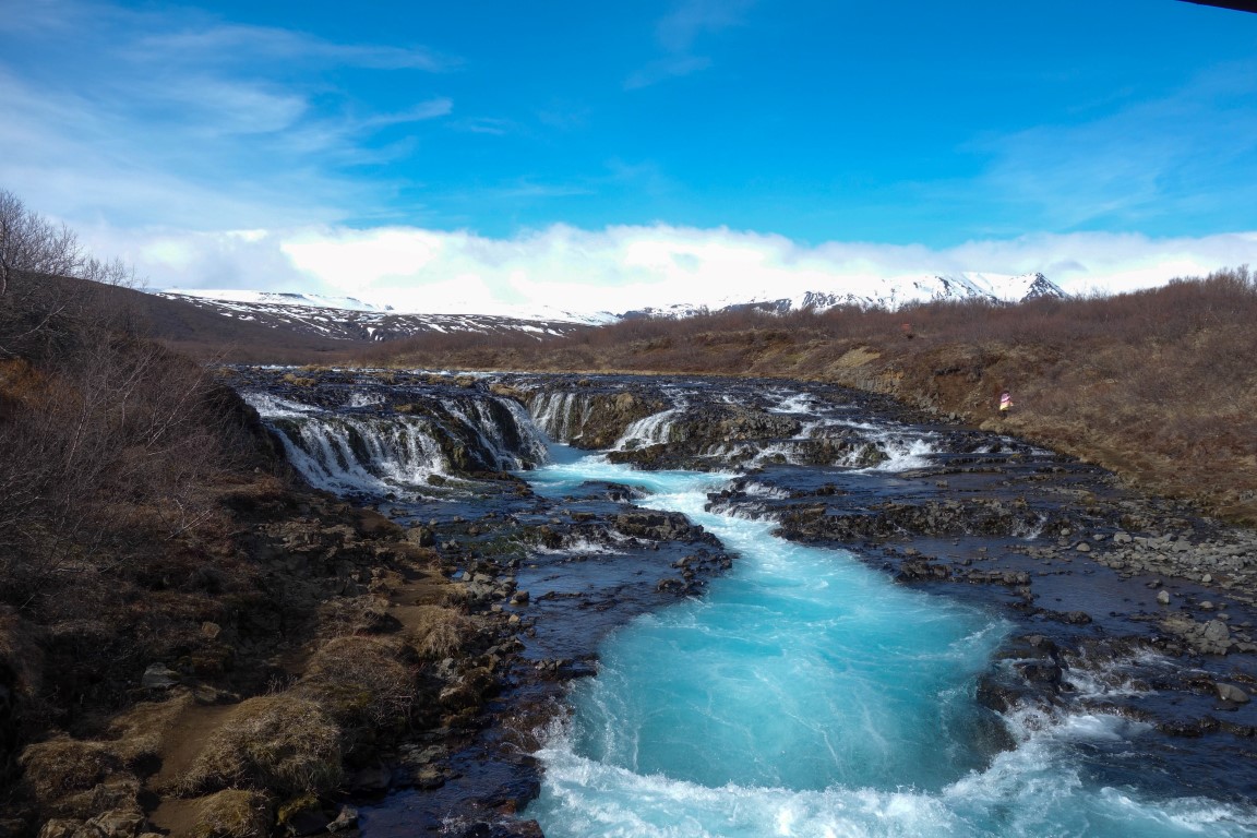 Brúarfoss waterfall Brúarfoss waterfall