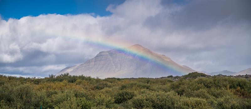 Rainbow in West Iceland Rainbow in West Iceland