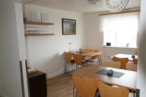 Breakfast dining area