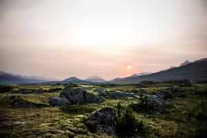 Evening sun in Breiðdal
