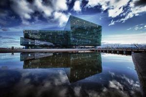 Harpa Concert Hall in Reykjavík