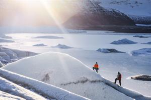 Mountain Climbing in Iceland