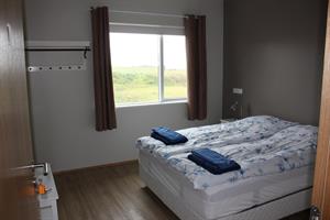 Double bed in the family room.