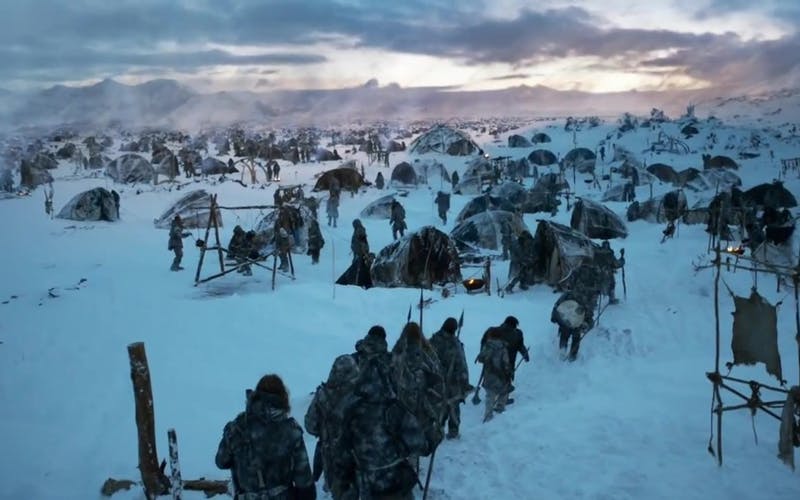 Game of Thrones - Wildling Camp at Dimmuborgir Game of Thrones - Scenes at Dimmuborgir.jpg
