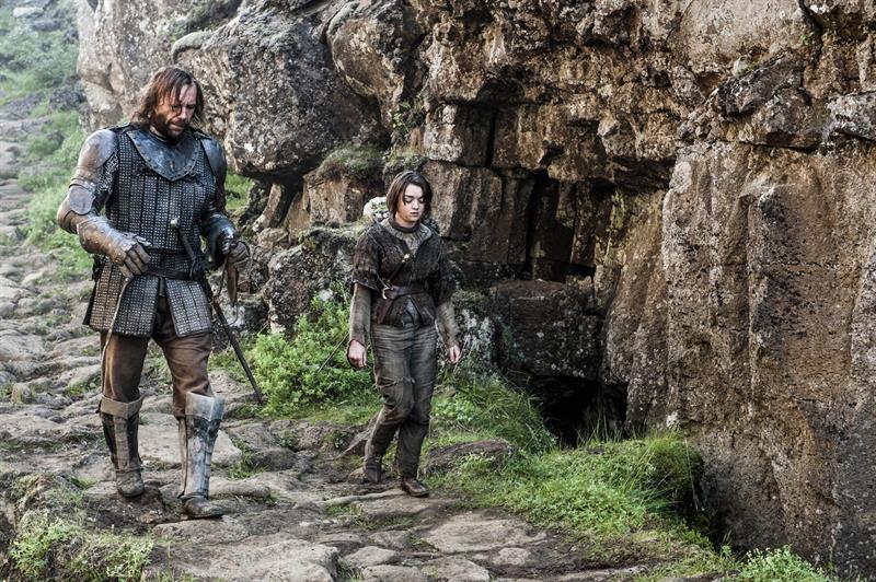 Game of Thrones - Arya and the Hound at Thingvellir Game of Thrones - Scenes at Thingvellir 3.jpg