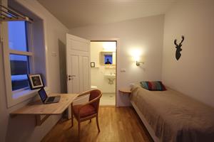 Single room with private bathroom