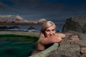 Geothermal Pool at Hoffell Glacier World