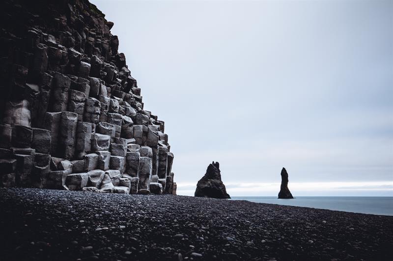 Reynisfjara Basalt Columns in South Iceland Reynisfjara Basalt Columns in South Iceland