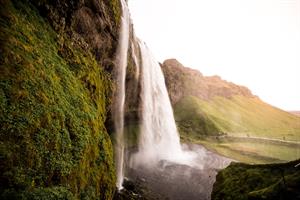 Seljalandsfoss Waterfall in South Iceland