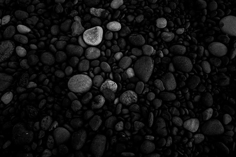 Black pebbles in Djúpalónsandur Black pebbles in Djúpalónsandur