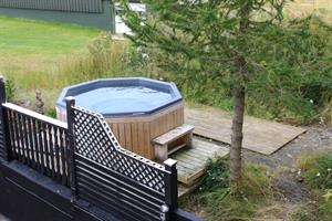 Hot Tub at Hotel Sveinbjarnargerði