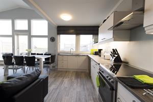 Kitchen in the 7 person cottage