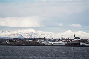 View over Borgarnes Town