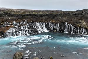 Hraunfossar Falls
