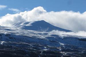 Splendid view over Mount Mælifellshnjúkur, 1.138m