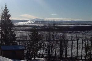 The view during winter time