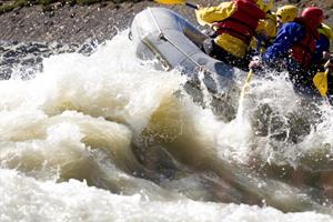 River rafting in Hvítá River