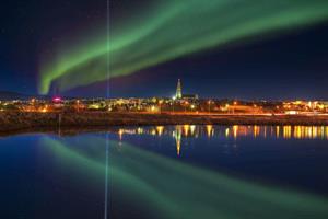Winter night in Reykjavík
