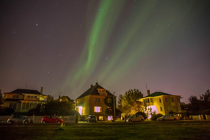 Northern Lights in Reykjavík Northern Lights in Reykjavík