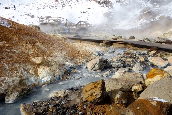 Geothermal activity in Krýsuvík Geothermal activity in Krýsuvík