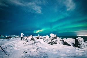 Standing under Northern Lights