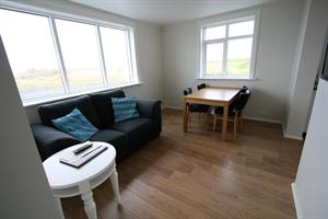 Living room of the first floor apartment