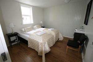 Bedroom of the first floor apartment