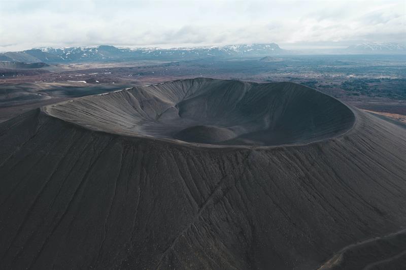 Hverfjall Crater in North Iceland Hverfjall Crater in North Iceland