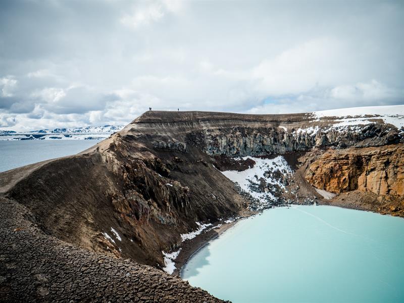 Askja Caldera in Iceland's Highlands Askja Caldera in Iceland's Highlands