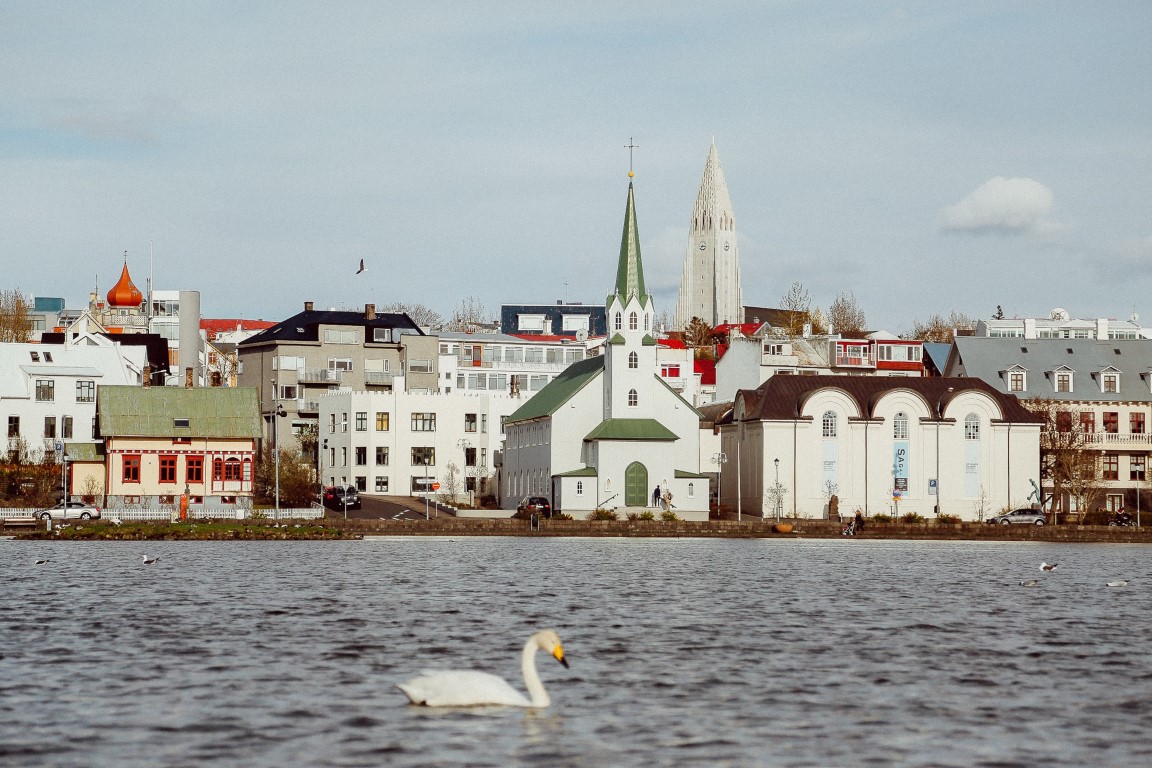 Tjörnin in Reykjavík Tjörnin in Reykjavík
