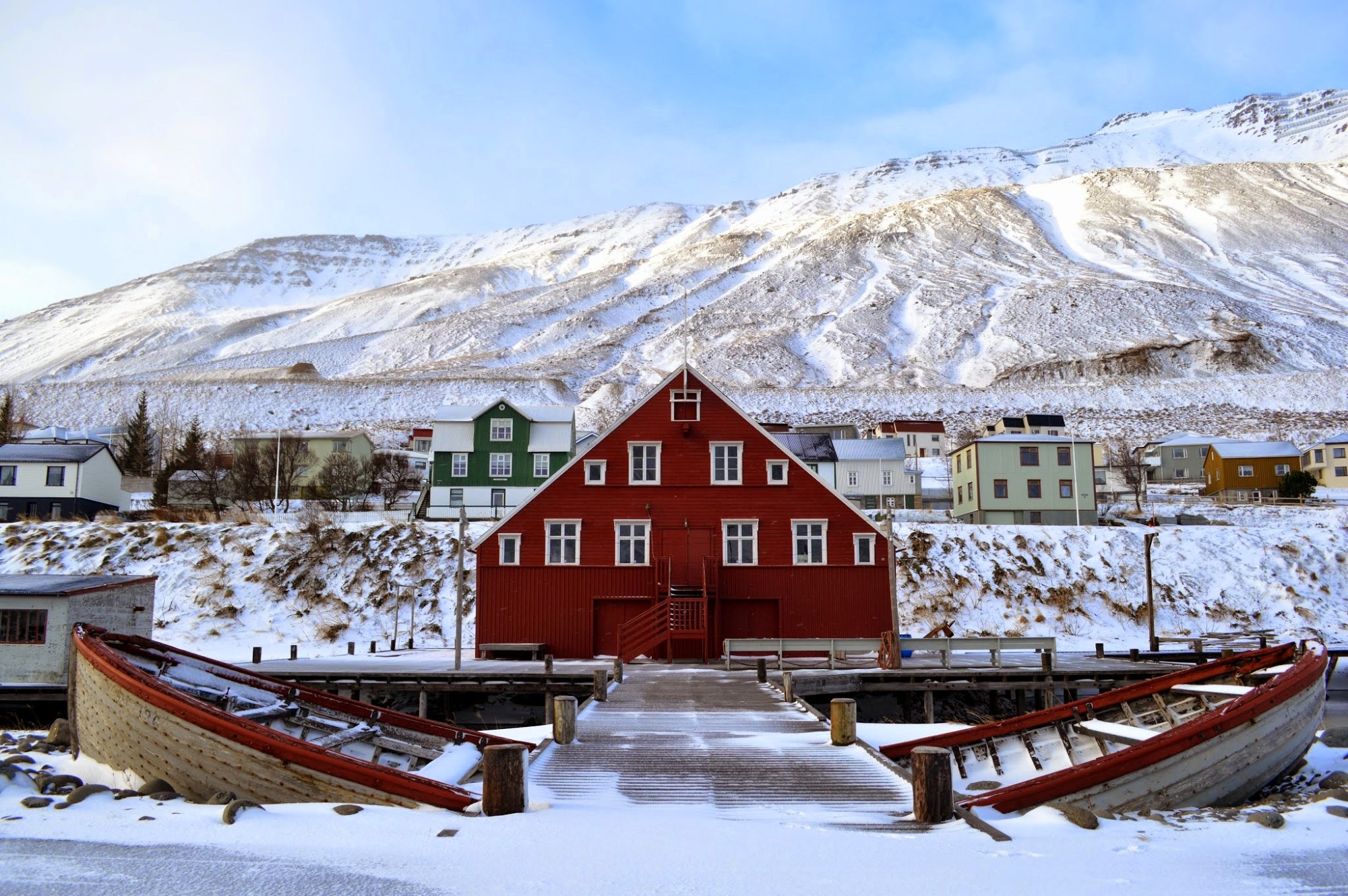 Ship house at Siglufjörður Ship house at Siglufjörður