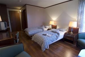 Twin room with private bathroom