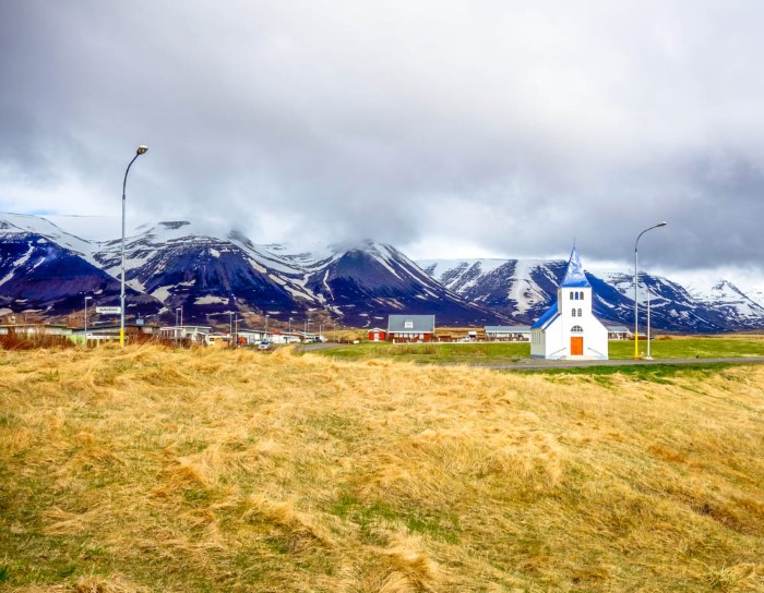 Small town in North Iceland Small town in North Iceland
