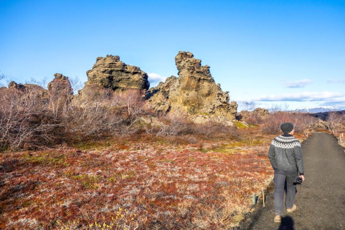 Dimmuborgir in North Iceland Dimmuborgir in North Iceland
