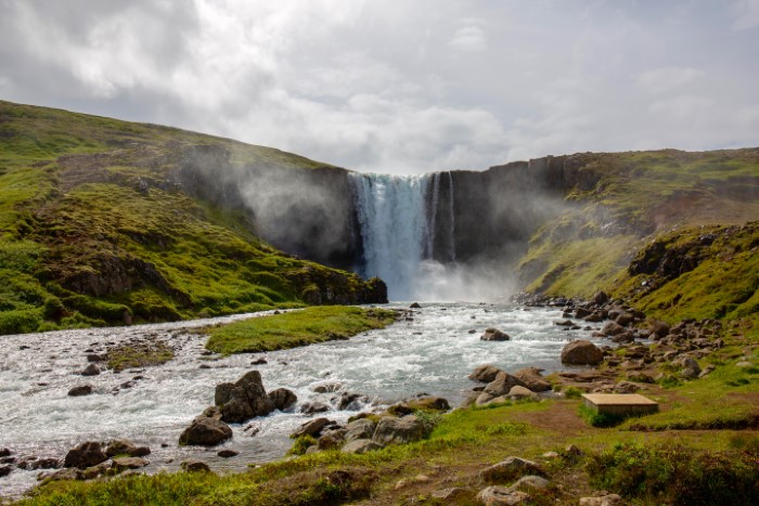 Waterfall in East Iceland Waterfall in East Iceland