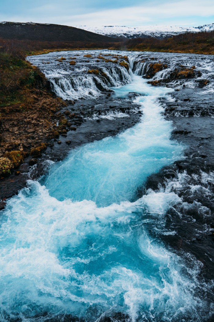 Brúarfoss Waterfall Brúarfoss Waterfall