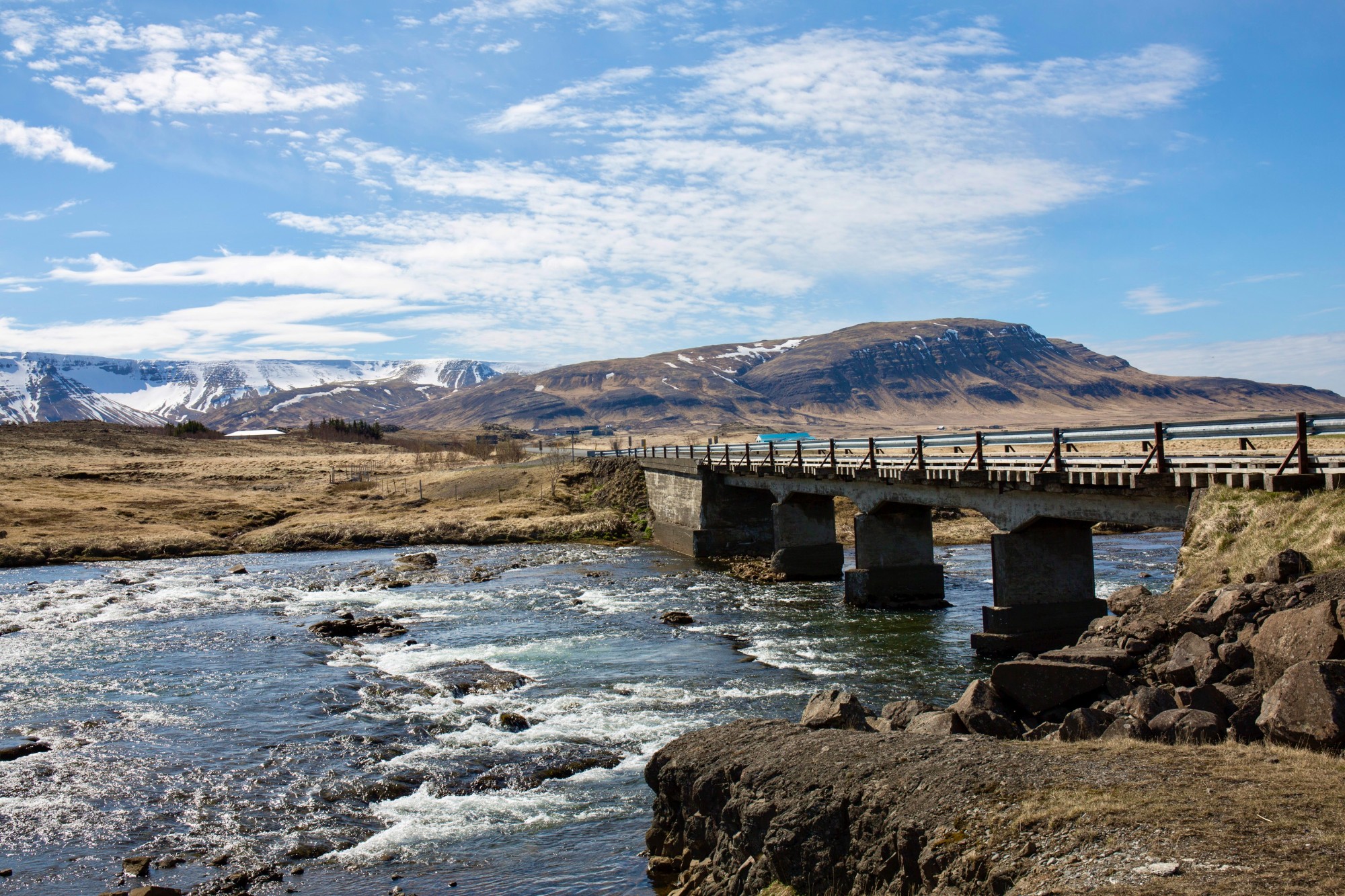Bridge in Iceland Bridge in Iceland