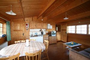 Kitchen and a living room