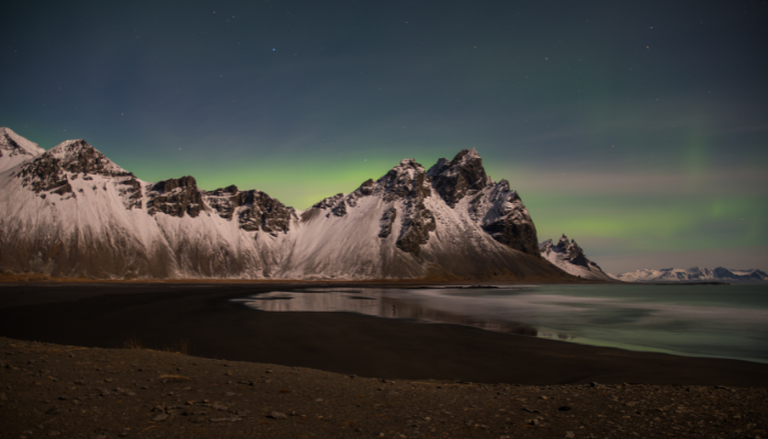 Northern Lights Vestrahorn Northern Lights Vestrahorn
