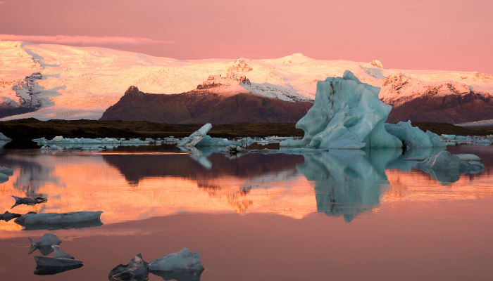 Jokulsarlon Sunset Jokulsarlon Sunset